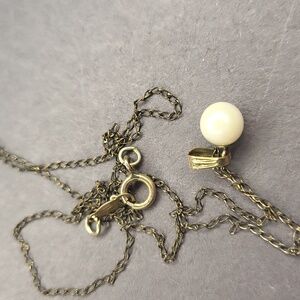 14KGF Pearl Pendant Necklace
